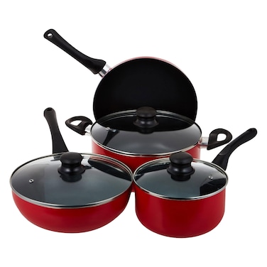 ماستركرافت طقم أواني طهي غير لاصقة ،7 قطع