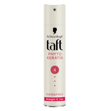 Schwarzkopf Taft Hair Spray Phyto Keratin, Level 4, Strength &amp; Care, 250ml