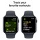Apple Watch SE GPS 40mm Midnight Aluminium Case With Midnight Sport Band - Small / Medium