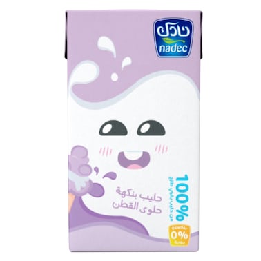 نادك حليب غزل البنات معقم بدرجة حرارة عالية 125 مل