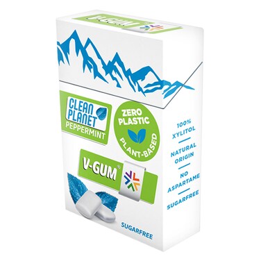 V-Gum Sugar Free Fresh Peppermint Chewing Gum 20g