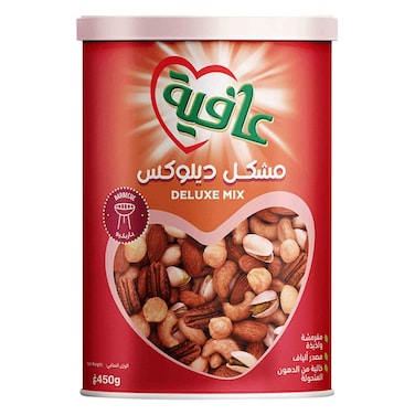 Afia - Unsalted Mixed Deluxe Nuts 450g