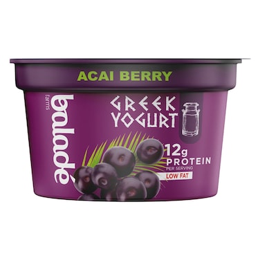 Balade Greek Yogurt, Low Fat, Acai Berry, 180g