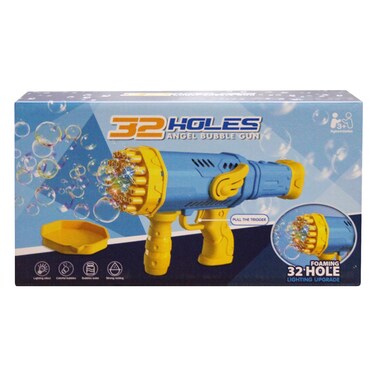Bubble Gun BO Blue 32 Holes