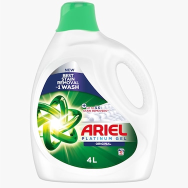 Ariel Platinum Clean Original Liquid Detergent, 4L