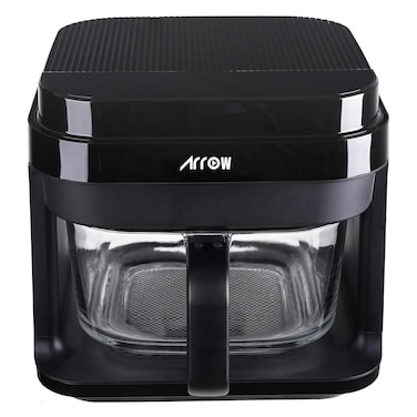Arrow RO-06AFAO Glass Air Fryer 5.5L Black