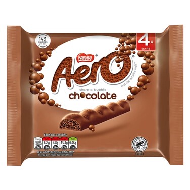 Nestle Aero Bubbly Milk Chocolate Bar 108g