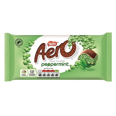 Nestle Aero Giant Peppermint Chocolate Bar, 90g