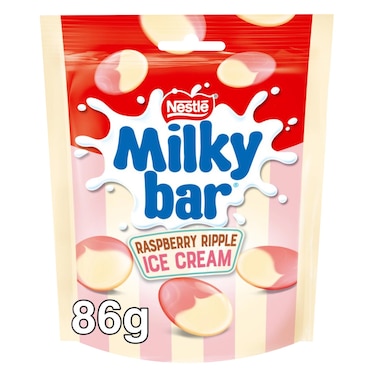 Nestle Milkybar Buttons (Raspberry Ripple Ice Cream Flavour) Pouch, 86g