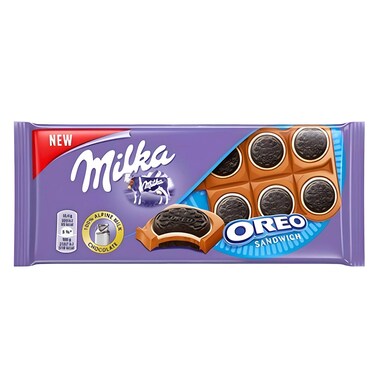 Milka Oreo Chocolate Sandwich Biscuits &ndash; 92 g