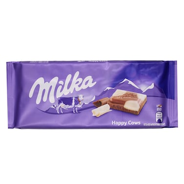 Milka - Milk Chocolate Bar Happy Cows, 100g