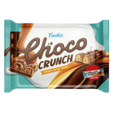 Fundiez - Choco Crunch With Caramel &amp; Sea Salt Flavored Cream Filling, 135g