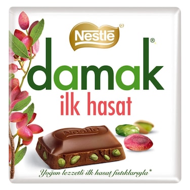 Nestle Damak Milk Chocolate With First Harvest Pistachio, 60g