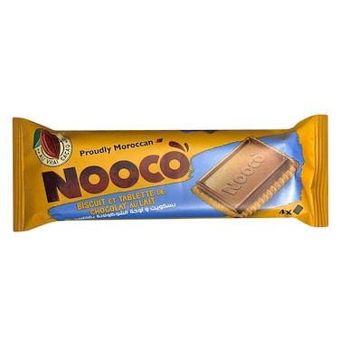 Nooco Milk Chocolate With Cookies &amp; Cream Filling 30g