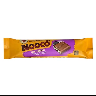 Nooco Biscuit With Milk Chocolate Tablet 55g