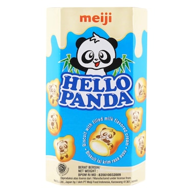 ميجي هيلو باندا بسكويت محشو بكريمة بنكهة الحليب 42 جرام