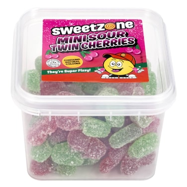 Sweetzone Mini Sour Twin Cherries Gummy Candy 170g