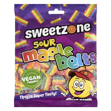 Sweetzone Sour Magic Belt Gummy Candy 180g