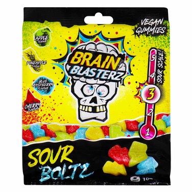 Brain Blasterz Sour Boltz Gummy Candy 100g