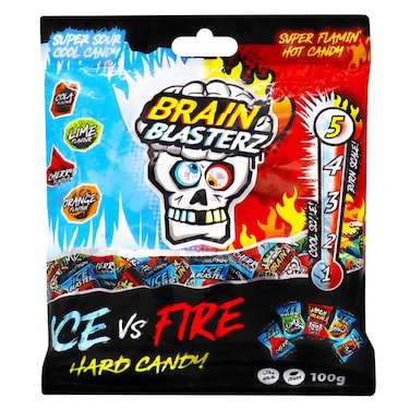 براين بلاسترز حلوى صلبة بنكهة الجليد والنار 100 جرام