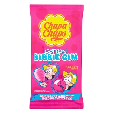 Chupa Chups Cotton Bubble Gum Tutti Frutti Flavor 11g