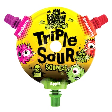 The Candy Castle Mutations - Triple Sour Squeeze, Sour jelly Candy 45g