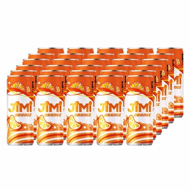 جيمي مشروب غازي بنكهة البرتقال، 240 مل، عبوة من 30 قطعة