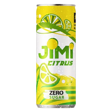 جيمي مشروب غازي بنكهة الحمضيات بدون سكر، 240 مل