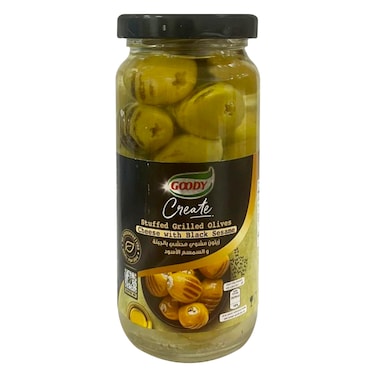 Goody Stuffed Grilled Olives with Cheese &amp; Black Sesame 230g