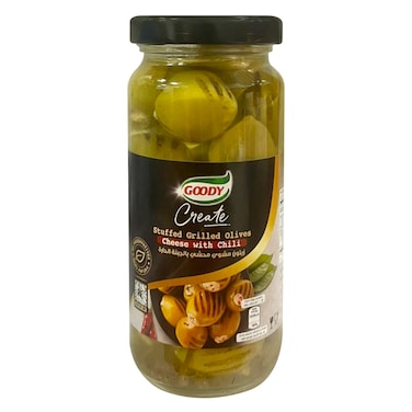 GOODY Create Stuffed Grilled Olives - Cheese with Chili 230g