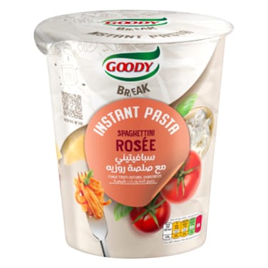 Goody Break Instant Spaghettini with Ros&eacute;e Sauce - 70g, Made from Natural Ingredients