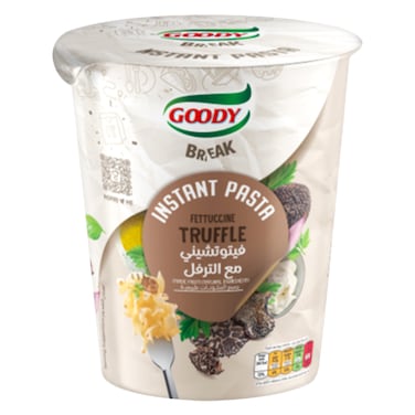 قودي مكرونة فورية فيتوتشيني مع الترفل 400 جرام جميع المكونات طبيعية صناعة سعودية