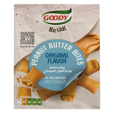 Goody Peanut Butter Bites Plain 20g X4