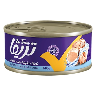 Treva Light Tuna In Brine 140g