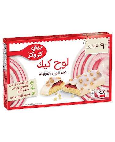 Betty Crocker Strawberry Cheesecake Cake Bar 25g X4