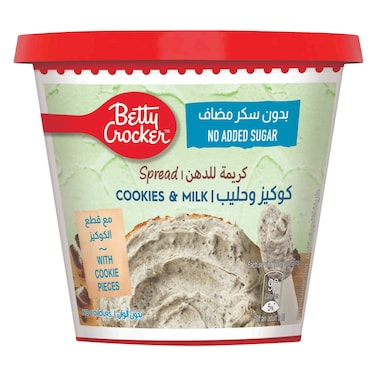 Betty Crocker Cookies &amp; Milk Spread with Cookie Pieces 120g