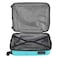 Safari Carter Deluxe Hard Trolley Cyan, 4 Spinning Wheels, 66cm