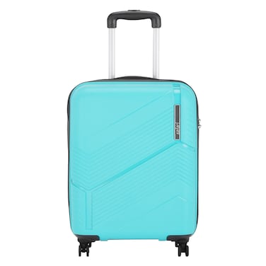 Safari Carter Deluxe Hard Trolley Cyan, 4 Spinning Wheels, 66cm
