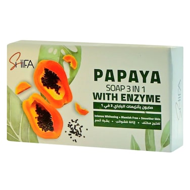Shifa 3in1, Papaya Enzyme Soap 135g