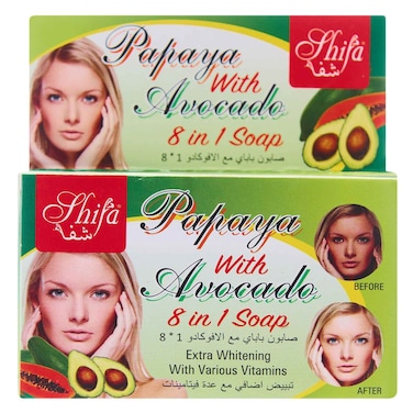 Shifa 8in1, Papaya With Avocado Soap 135g