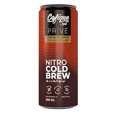 Cofique Nitro Cold Brew,  Sugar-free, 250ml