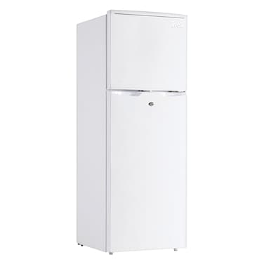 آرو – ثلاجة بفريزر علوي – سعة 132 لتر (4.6 قدم³) – مع خاصية إزالة الجليد (ديفروست) – لون أبيض – موديل RO-220RDH