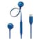 JBL Tune 305C USB-C Wired In-Ear Earphones Blue
