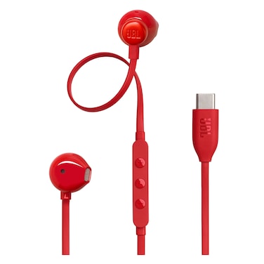JBL Tune 305C USB-C Wired In-Ear Earphones Red