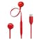 JBL Tune 305C USB-C Wired In-Ear Earphones Red