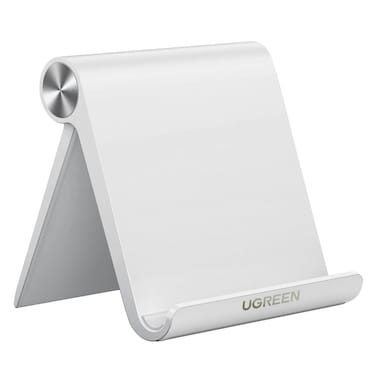 يوجرين حامل مكتبي وتابلت متعدد الزوايا أبيض