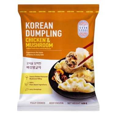 Good Seoul Chicken Mushroom Dumpling, 420g