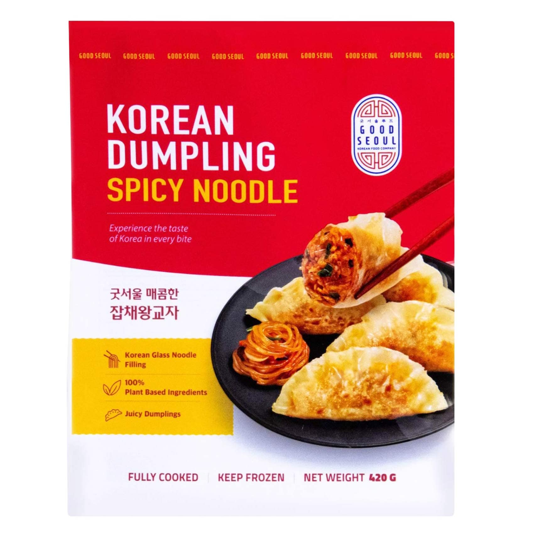 Good Seoul Spicy Noodle Dumplings, 420g