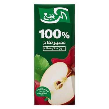 الربيع عصير تفاح بدون سكر مضاف 125مل