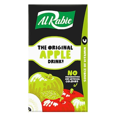 Alrabie Apple Drink, No Added Sugar 125ml